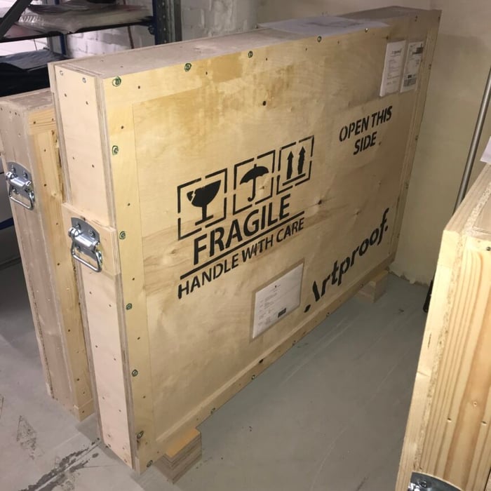 Wooden packing box (high value)